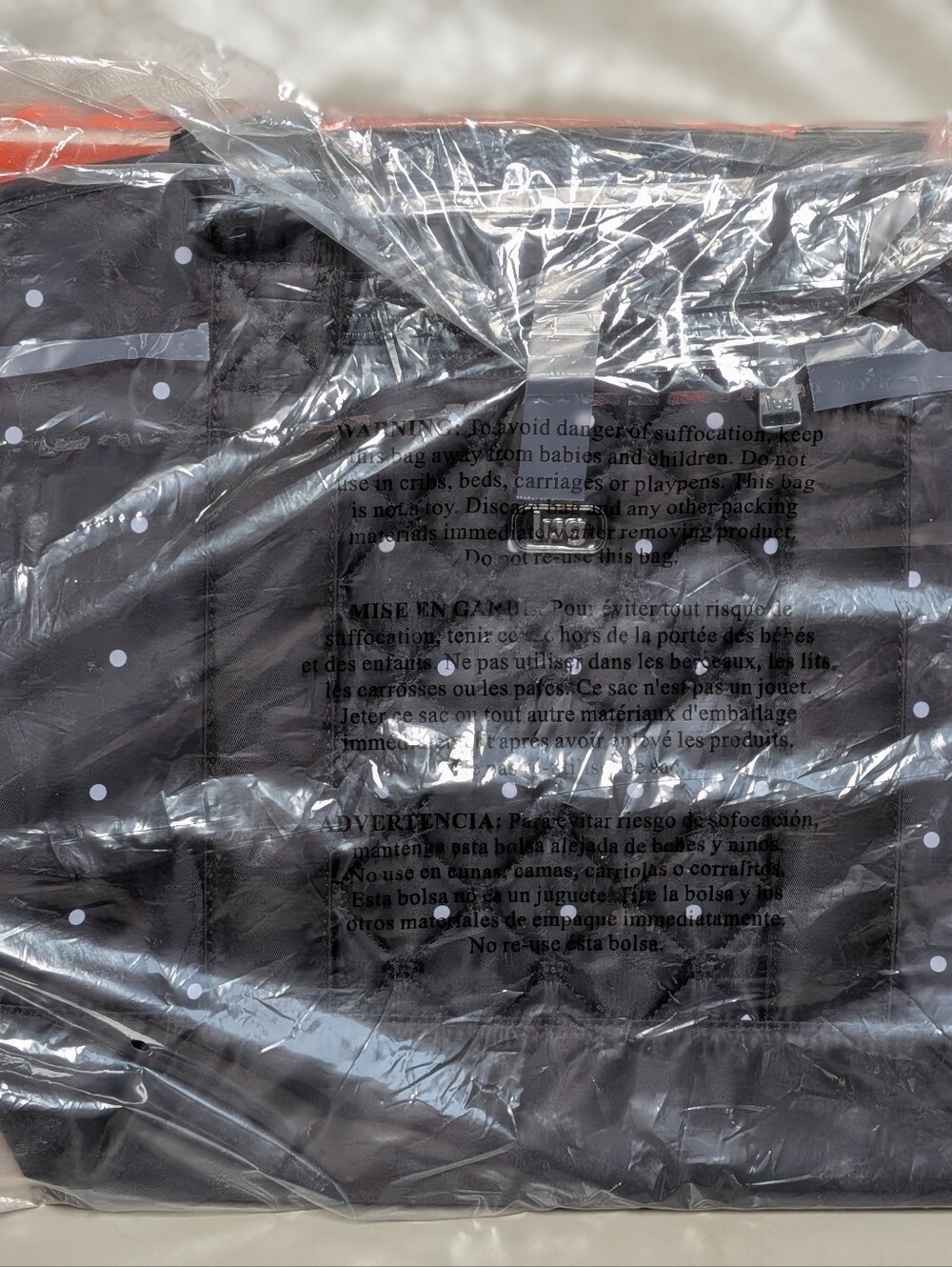 Lug Scooter Lunch Bag, Black Dot, NWT